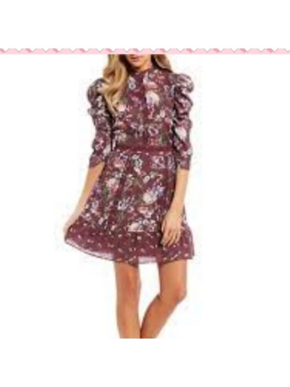 coco & Jaimeson Rise Of Romance Puff Sleeve Dress